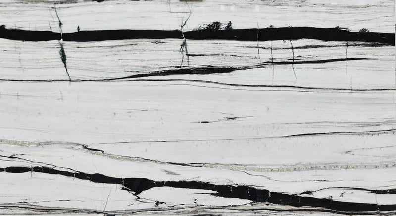 Panda White Bookmatching Marble Slabs Polished - Full Truckload