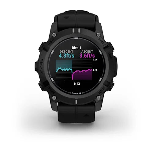Reloj inteligente y ordenador de buceo solar Garmin Descent G1