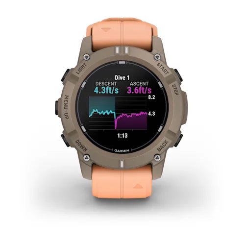 Reloj inteligente y ordenador de buceo solar Garmin Descent G1
