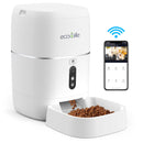 Eco4life Smart Feed Automatic Dog and Cat Feeder (6L) with built in camera