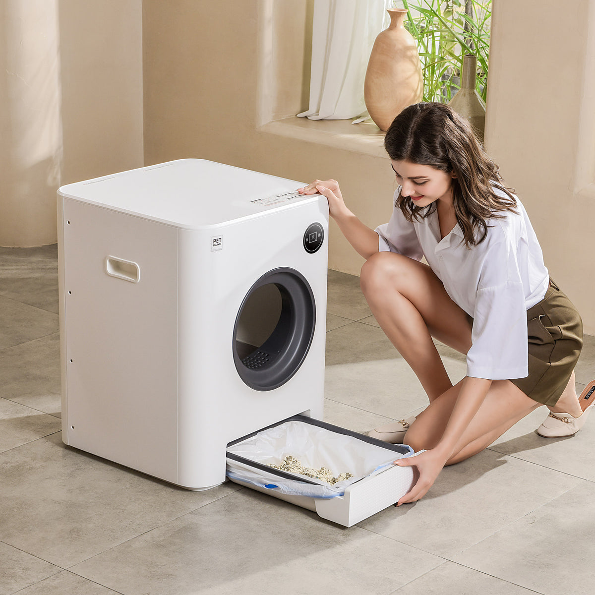 Petmarvel Magic Cube Smart Cat Toilet | Wellbots | Free Shipping