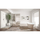 Pewter Travertine Honed and Filled Floor and Wall Tile - Livfloors Collection