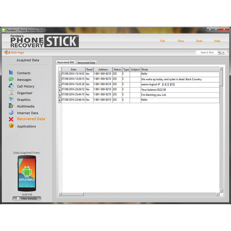 PBN - TEC Phone Recovery Stick for Android
