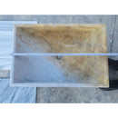 Natural Stone Picasso Marble Farmhouse Sink Polished W:16", L:24"