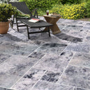 Platinum Silver Marble Pattern Tumbled Pavers - Full Truckload
