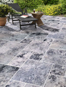 Platinum Silver Marble Pattern Tumbled Pavers - Full Truckload