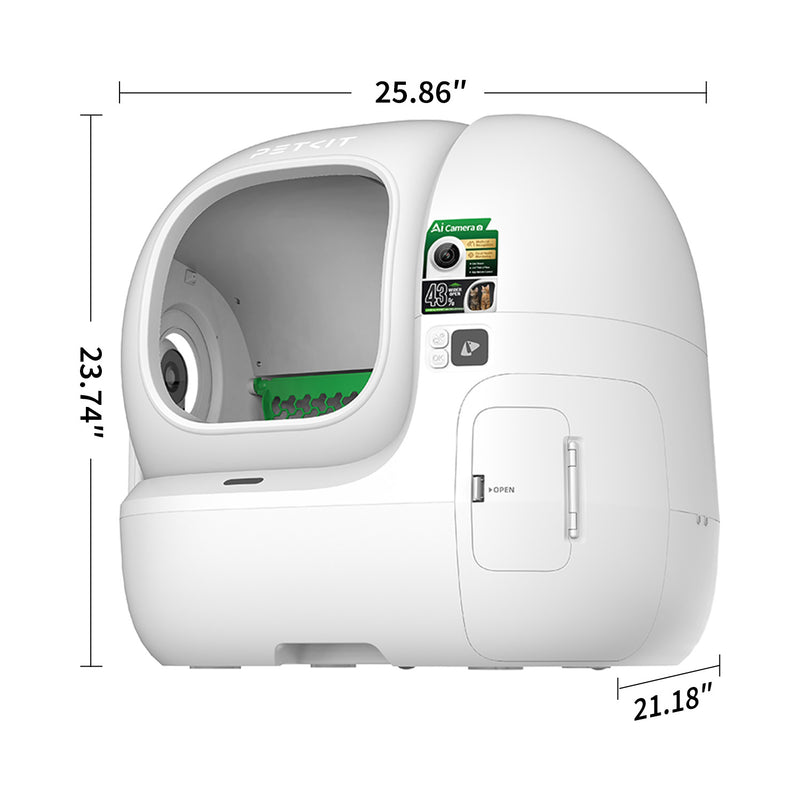 Purobot Max Pro 2 Automatic Cat Litter Box| Wellbots | Free Shipping