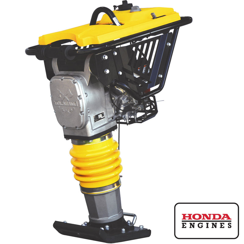 3.6HP Honda Vibratory Rammer Jumping Jack Tamper with Honda GXR120 Engine Impact Force 3,550 lbs/ft