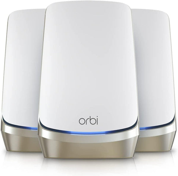 激安NETGEARネットギアOrbi RBKE963 3台セットAXE11000 Netgear RBKE963 Orbi 960 Series AXE11000 Quad-Band Mesh Wi-Fi 6E Syste