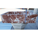 Natural Stone Tiger Marble Farmhouse Sink Polished W:16", L:24"
