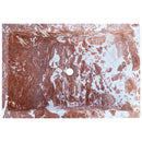 Natural Stone Tiger Marble Farmhouse Sink Polished W:16", L:24"