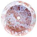 Natural Stone Tiger Marble Vessel Sink Polished D: 16" H: 6"