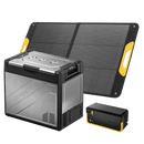 BougeRV New Rocky V3.0 81QT Dual Zone 12V Car Fridge with 240Wh