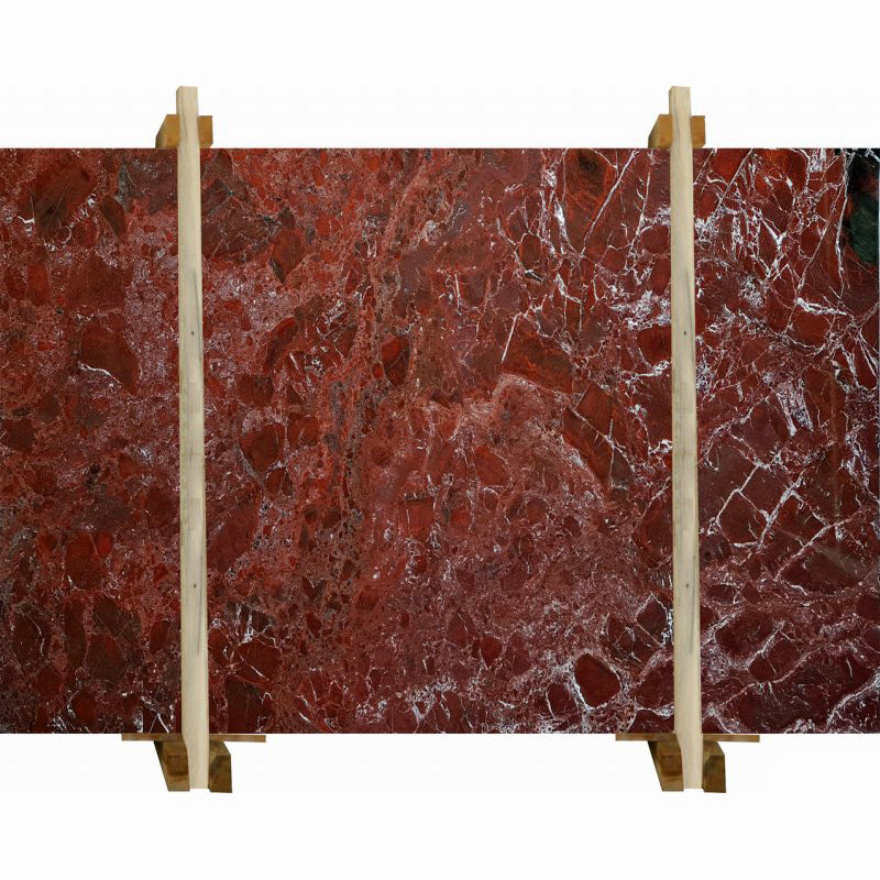 Rosso Levanto Bookmatching Marble Slabs Polished - Full Truckload
