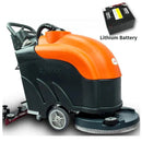 RT50+ 22" Battery Powered Automatic Floor Scrubber, Lithium Battery Power, 13.2 Water Tank, 30000 Sqft/H