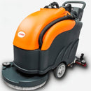 RT50 Battery Powered Walk-Behind Floor Scrubber, 22" Brush Cleaning Path, 30000 Sqft/h Efficiency