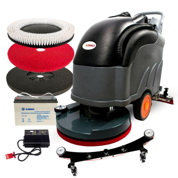 RT50D Self-Propelled Floor Scrubber - 22" Width, 36,000 sqft/h Dryer, 22" Cleaning Width, 36,000 sqft/h