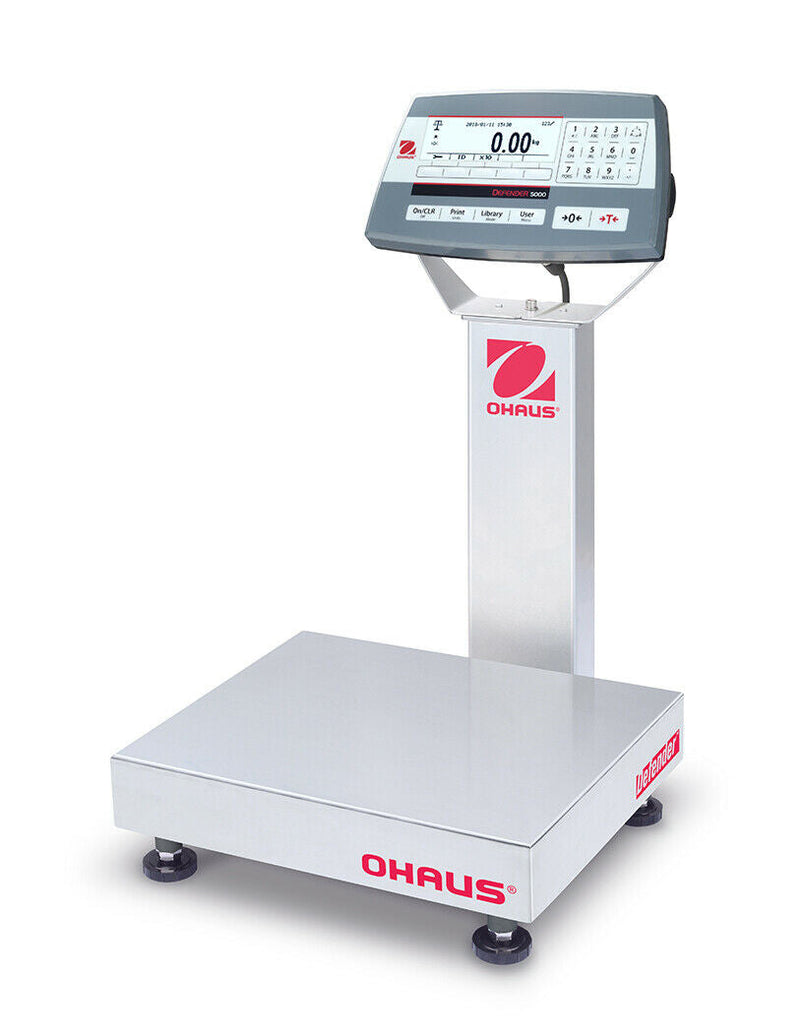 Defender 5000 Ohaus D52XW50RQR1 Defender 5000 Standard Bench Scale
