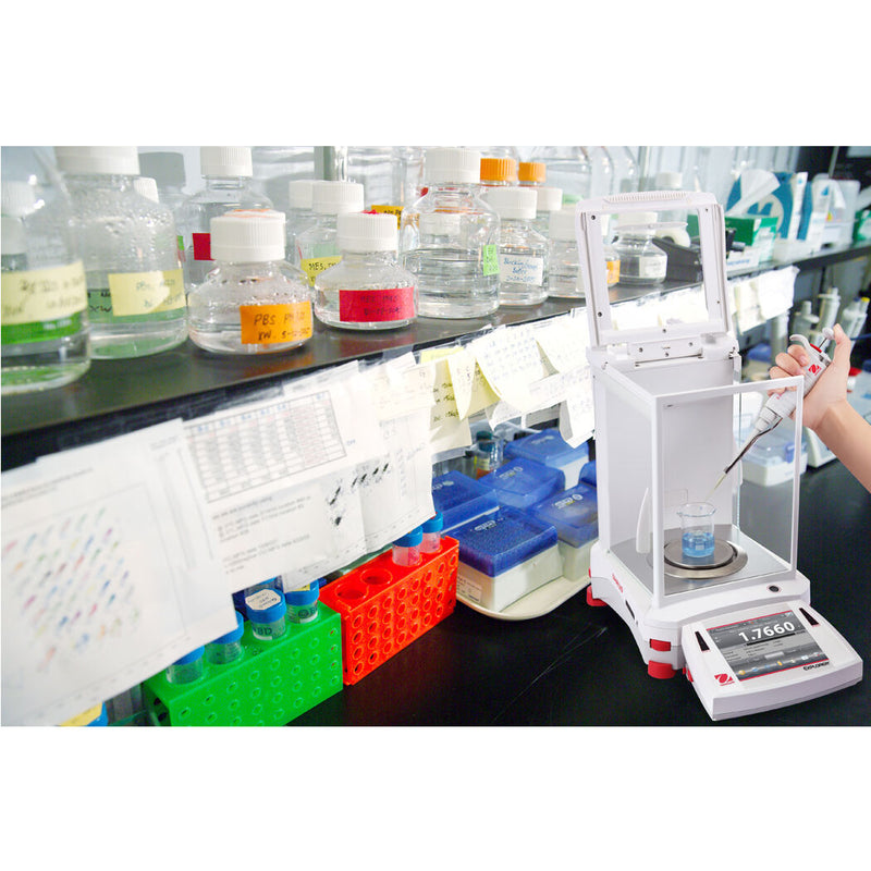 OHAUS EX224 EXPLORER ANALYTICAL BALANCE 220g 0.0001g 0.1mg - 2Y WARRANTY