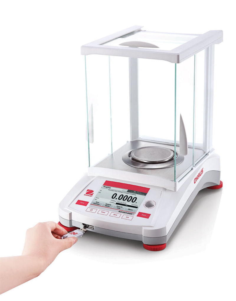 OHAUS AX224 ADVENTURER ANALYTICAL BALANCE 220g 0.0001g 0.1mg - 2 YEAR WARRANTY