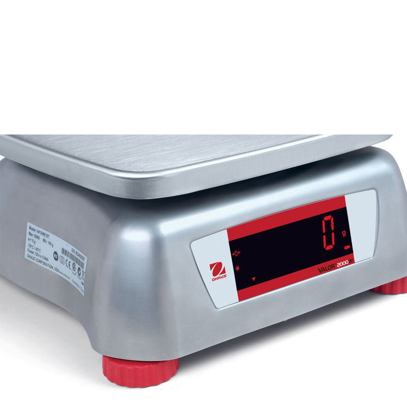 OHAUS VALOR V22XWE1501T 1500g 0.2g WATER RESISTANT COMPACT FOOD SCALE 2YWARRANTY