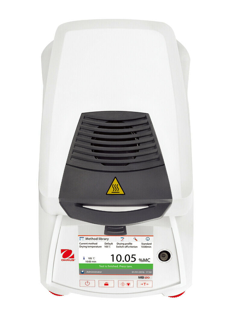 OHAUS MB120 Halogen Heating Moisture Analyzer 120g 0.001g
