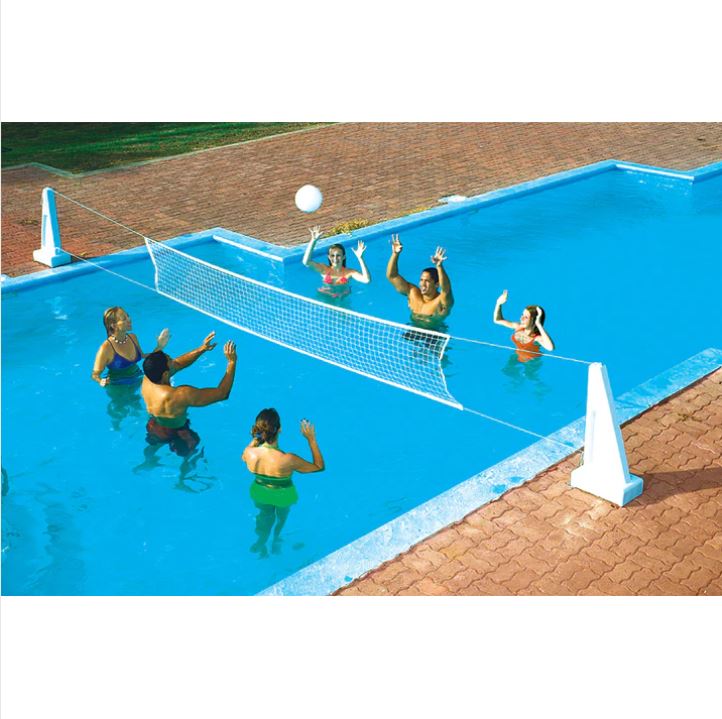 Swimline Pool Jam Combo Inground Volleyball/Basketball Game