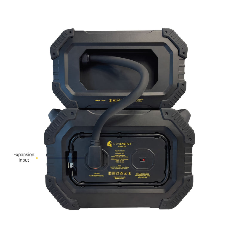 Lion Energy - Safari Expansion Pack (Safari XP) - (2,688Wh, LifePO4)
