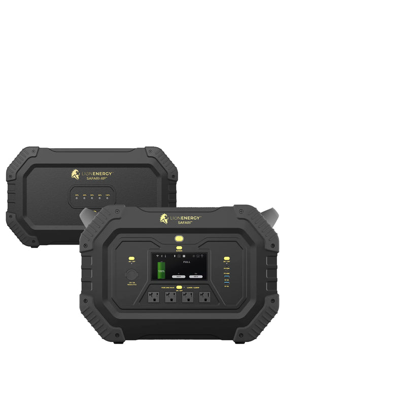 Safari+XP - Paquete de estación de energía portátil (3000 W, 4300 Wh, LiFePO4) 