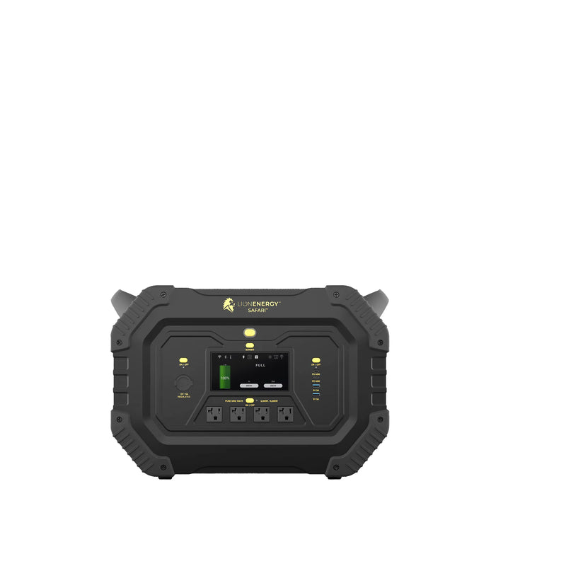 Safari - Paquete de estación de energía portátil (3000 W, 1612 Wh, LiFePO4) 