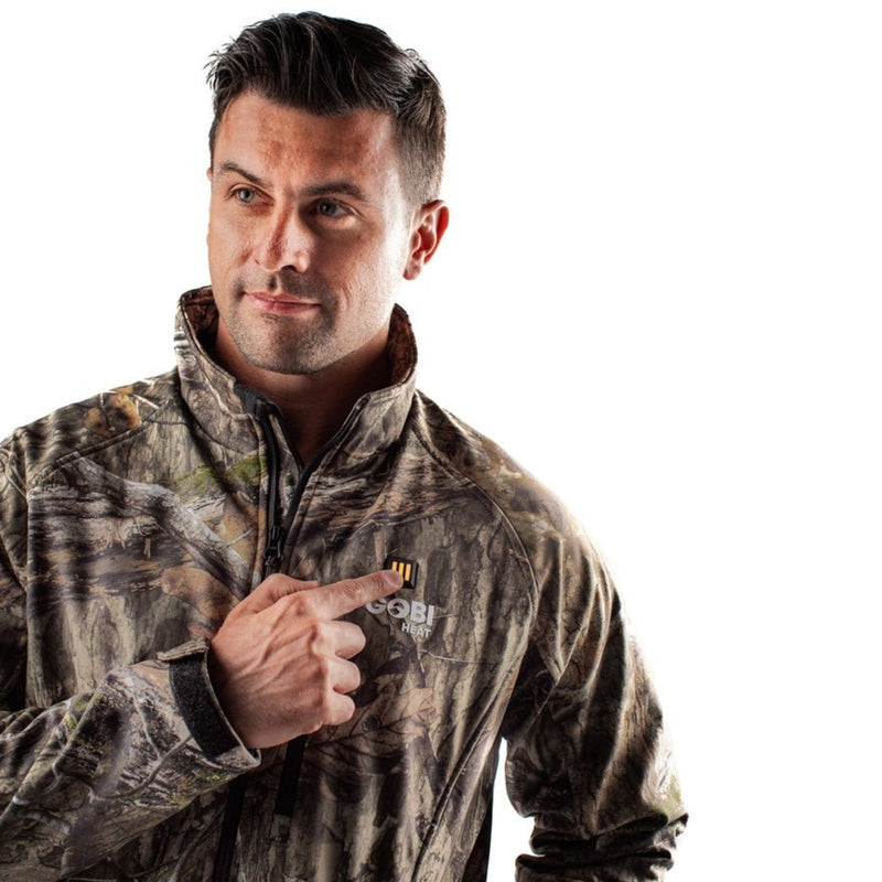 Sahara Heated Hunting Jacket Mossy Oak Camo