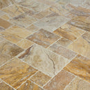 Scabos Antique Pattern Brushed, Chiseled, and Partially Filled - Full Truckload
