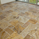 Scabos Antique Pattern Brushed, Chiseled, and Partially Filled - Full Truckload