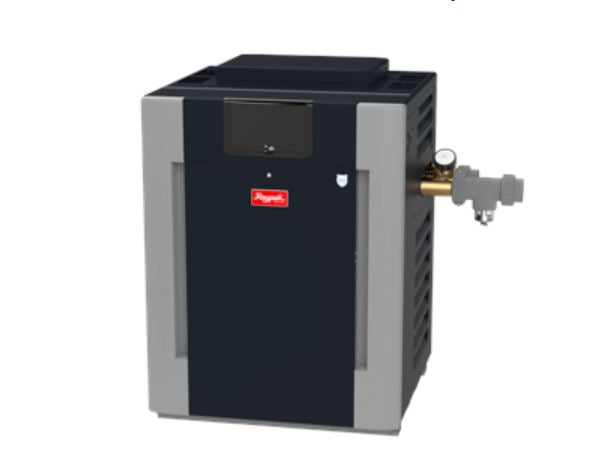 Raypak B-R406A-EP-X Pool Heater Cupro-Nickel, Brass Headers, LP 360,000 BTU