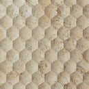 Seabed Limestone Field Dimensional Carved Stone HEXAGON Wall Tile - Livfloors Collection
