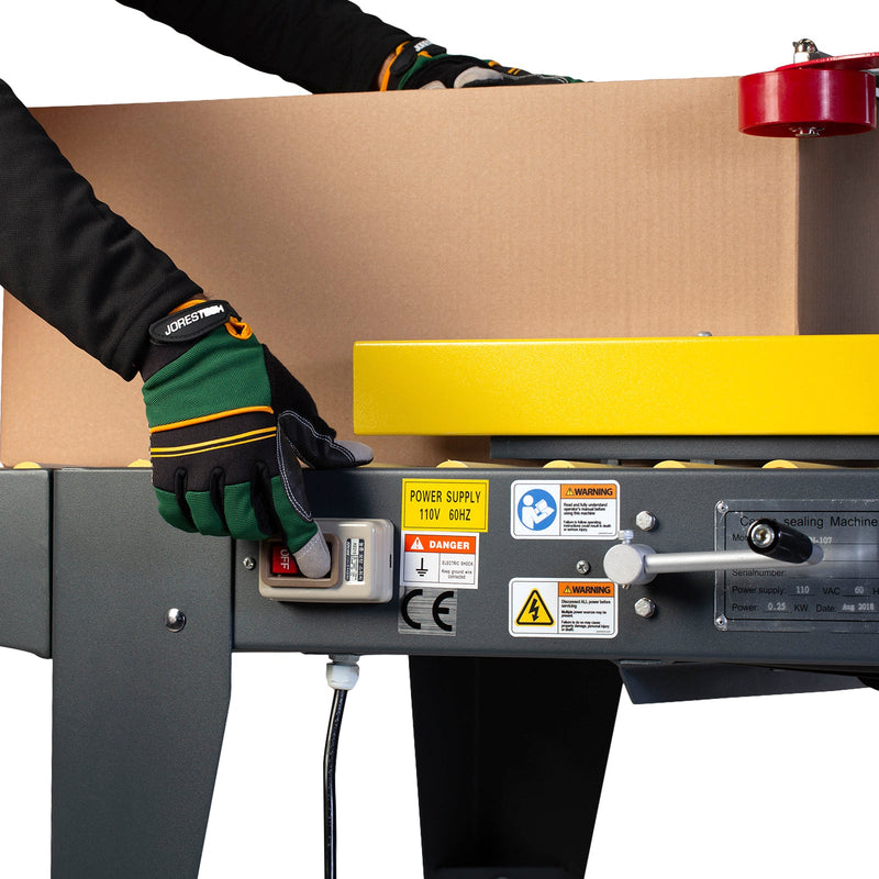 Semi-Automatic Case Sealer Machine with Side Traction