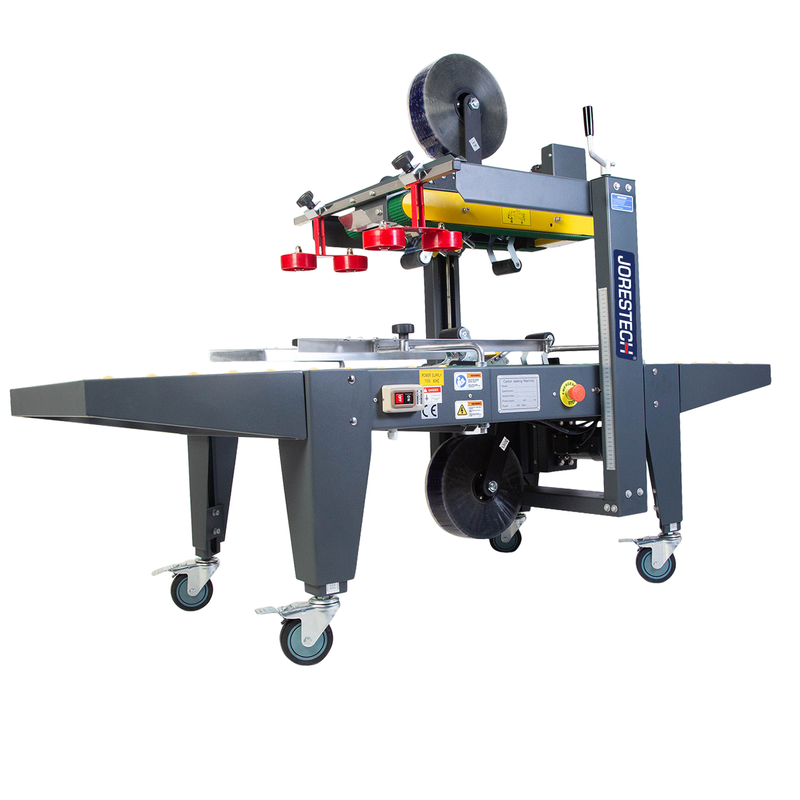 Semi-Automatic Case Sealing Machine with Top/Bottom Traction