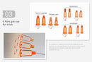 Sistema de mejora del vacío de color naranja de 150 ml de Shape Tactics Premium 