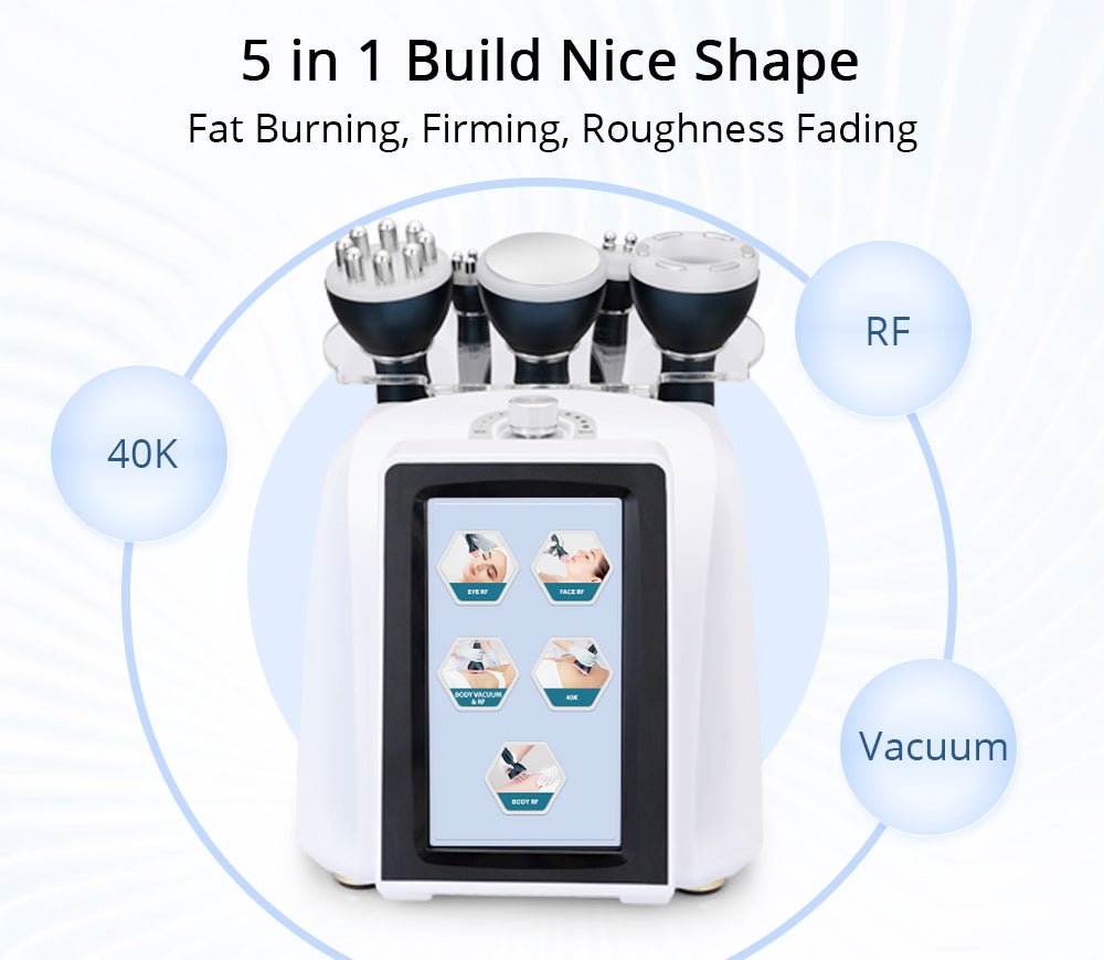 Shape Tactics 5-in-1 RF Ultrasonic Cavitation Machine with 40K Ultraso