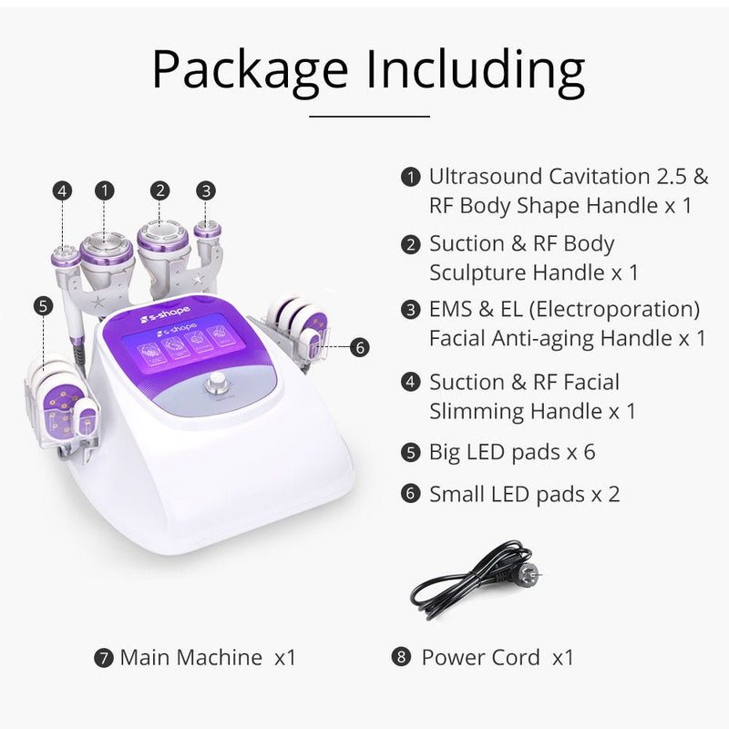 Shape Tactics - S-Shape 30K Cavitation LED Laser Machine