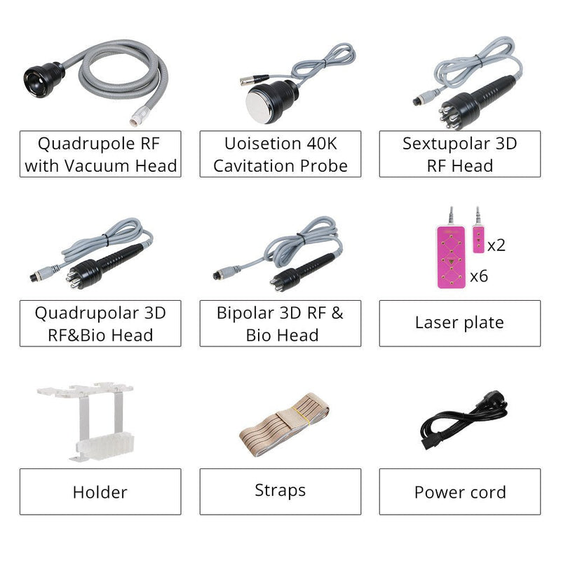 Shape Tactics 6-in-1 Ultrasonic Cavitation Vacuum RF Slimming Machine