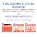 Máquina de cavitación ultrasónica RF de 40K con calor y frío 7 en 1 de Shape Tactics 