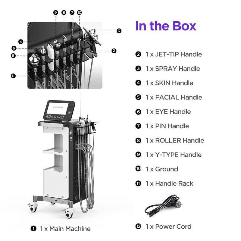 Shape Tactics - 8-in-1 Hydro-Dermabrasion Skin Rejuvenation Machine