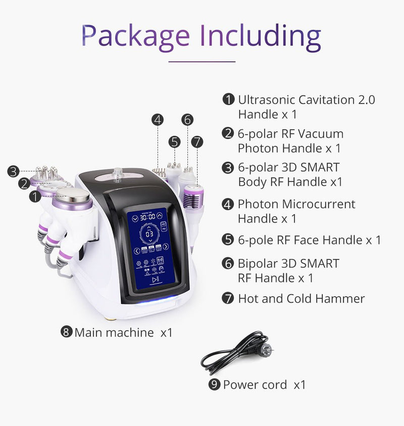 Shape Tactics 8-in-1 RF Cavitation Sculpt System