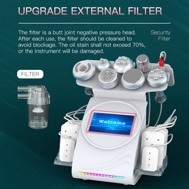 Shape Tactics - 9-in-1 80K Cavitation RF Vacuum System with EMS & BIO