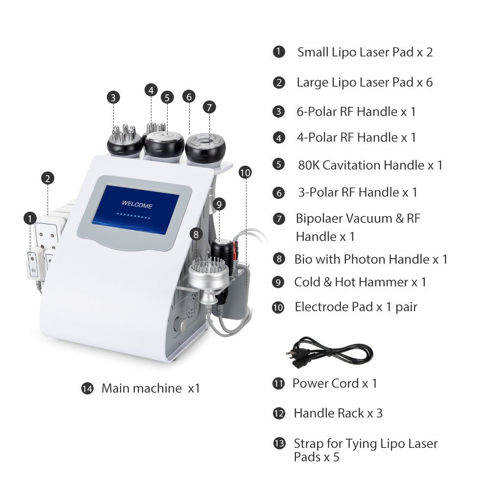 Shape Tactics - Advanced 10-in-1 80K Cavitation RF Sculpting