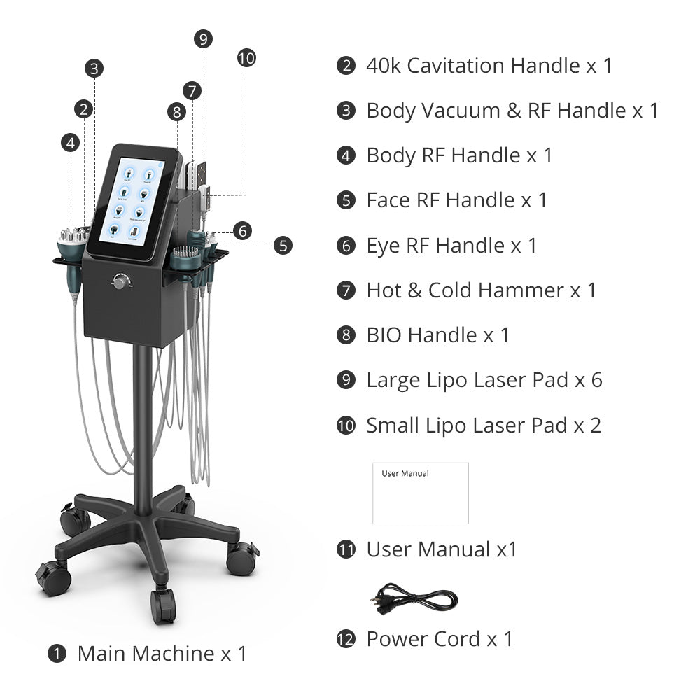 Shape Tactics - Advanced 9-in-1 Ultrasonic Face & Body Beauty