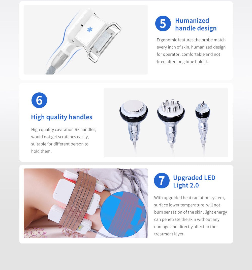 Shape Tactics - Dual Handle Fat Freezing Ultrasound Cavitation RF