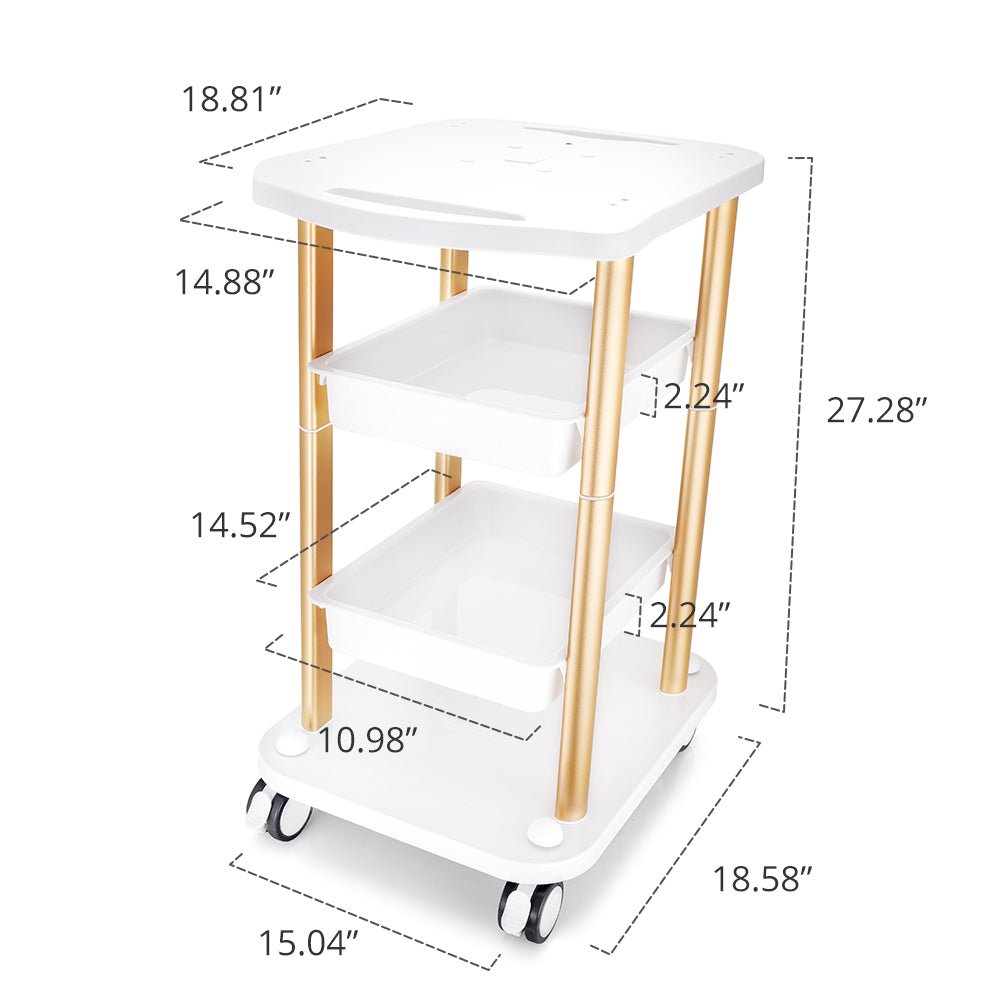Shape Tactics - Rolling Trolley Cart for Beauty Salon and Spa Equipment ...