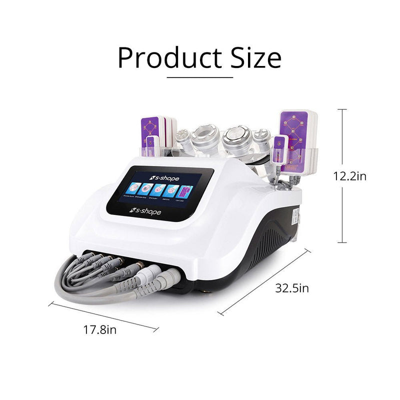 Shape Tactics S-Shape 30K Cavitation RF and 160MW Lipo Laser System